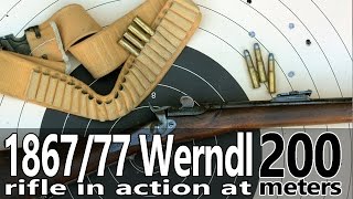 Shooting the 186777 Werndl rifle to 200 meters [upl. by Bruckner862]