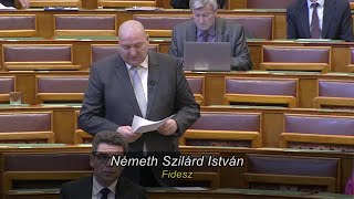 Németh Szilárd István napirend előtti felszólalása és Szijjártó Péter válasz [upl. by Eylsel]