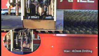 Farleys Trident BT40 Drilling Plasma Cutting Machine [upl. by Ribble704]