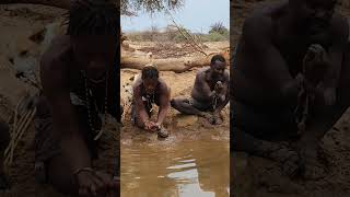 The water that hadza drink and how the drink is amaizing hadzabe africa wildlife [upl. by Lind]