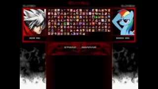 TKs Random Mugen Battle 2337  Ragna The Bloodedge VS Rainbow Dash [upl. by Xavler]