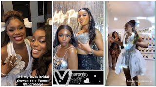 Sharon Ooja holds bridal shower with notable actresses in attendance  hubbys hands revealed [upl. by Elbas]