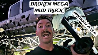 BROKEN MEGA MUD TRUCK REPAIRS [upl. by Dranoc]