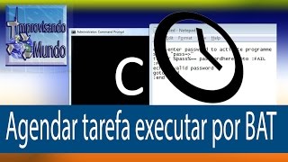 Agendar tarefa executar por BAT [upl. by Bala997]