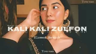 kali kali zulfon Slowed Reverb  Ustad nusrat fatah ali  kali kali zulfon lofi  TuneVibes [upl. by Ynatsyd]