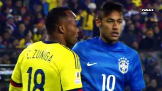 La Pelea Neymar vs Zuñiga y Bacca Colombia 1 vs Brasil 0 [upl. by Ahsac687]