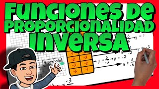 🔴 FUNCIONES de PROPORCIONALIDAD INVERSA [upl. by Rikahs485]