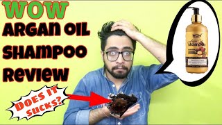 WOW ARGAN OIL SHAMPOO का REVIEW  क्या ये HAIR FALL करता है  MENS HAIRSTYLING TIPS 2020  OME liv [upl. by Eerbua]