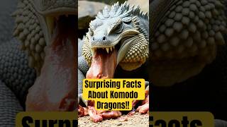 Surprising Facts About Komodo Dragons shorts animals [upl. by Ahsiner222]