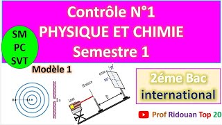 Controle 1 physique chimie 2 Bac partie 2 [upl. by Chryste108]