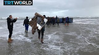 Container Chaos Ship loses 270 containers in North Sea storm [upl. by Aseel]