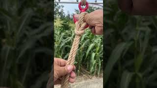 Wow done in seconds The strongest knot in the world [upl. by Tarsus525]