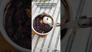 Brownie en microondas listo en 5 minutos Receta fácil rápida y deliciosa [upl. by Hu156]