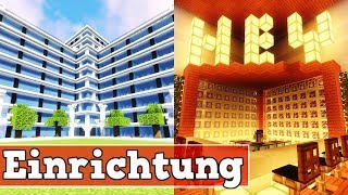 Wie richtet man ein Hotel in Minecraft ein  Minecraft Haus Einrichtung Deutsch [upl. by Akinehc]