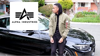 Alpha Industries MA1 Slim Fit Bomber  Fit Review [upl. by Mauldon618]