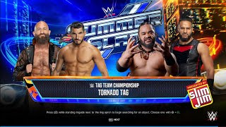 Team DIY Vs Jacob Fatu amp Tama Tonga  SmackDown Tag Team Championship match  WWE 2k24 [upl. by Aivon]