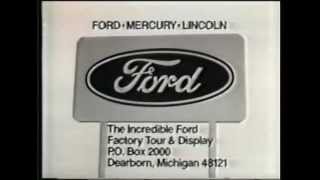 Ford Factory Tour Commercial from 1979 [upl. by Sachsse]