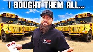 I Bought An Entire Fleet Of School Buses [upl. by Bren]