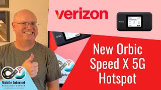 Verizon Releases A New 5G Mobile Hotspot – The Orbic Speed X 5G [upl. by Leahcimsemaj]