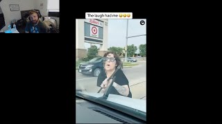 KAREN Gets ROAD RAGE and Breaks Windshield Wiper [upl. by Abehshtab]