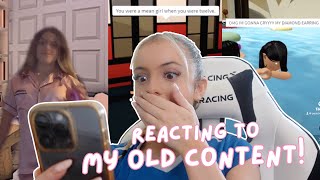 REACTING TO MY OLD CONTENT THIS GOT CRINGY REAL QUICK…PRIVATE VIDEOS [upl. by Jess424]