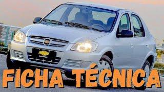 CHEVROLET PRISMA 14 2008 ECONOFLEX FICHA TÉCNICA COMPLETA MampI Reviews [upl. by Farly]