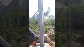 Stanchion Installation Process 2 [upl. by Akiras669]