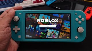 Roblox The Strongest Battlegrounds Gameplay On Nintendo Switch Lite [upl. by Haseefan28]