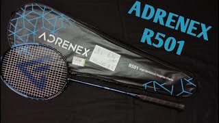 Adrenex R501 Graphite Badminton Racquet Unboxing  Adrenex By Flipkart  Best Racquet Under Rs800 [upl. by Eyot]