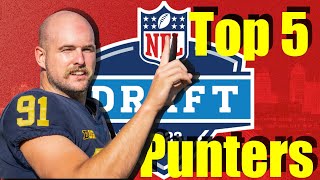 The Top 5 Most Draftable Punters  2023 NFL Draft [upl. by Hilten99]