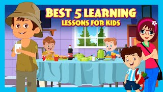 Best 5 Learning Lessons for Kids  Tia amp Tofu  Moral Stories for Kids  Bedtime Stories [upl. by Ramsden]