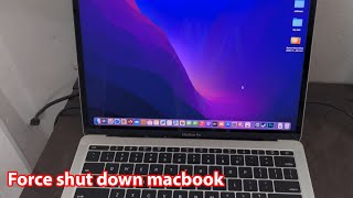 How to force shut down MacBook Pro  Air [upl. by Alyehs]