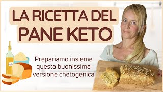 PANE CHETOGENICO  Prepariamo insieme la ricetta keto più buona 🍞 [upl. by Delora]