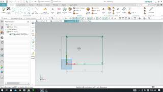 Video20 Auto Dimensioning in Seimens NX sketch [upl. by Limaa]