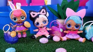 LOL SURPRISE DOLLS Easter Egg Hunt [upl. by Diet56]