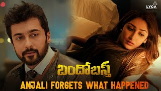 Bandobast Movie Scene Telugu  Anjali forgets what happened  Suriya  Arya  Sayyeshaa  Lyca [upl. by Chaddy604]