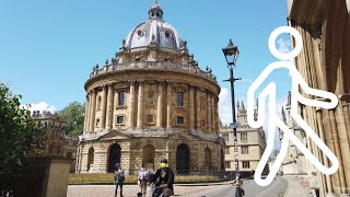 Explore Oxford  Radcliffe Camera Sheldonian Theatre Bridge of Sighs St Marys Church  4K [upl. by Yann]