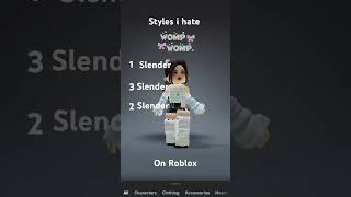 styles I hate on Roblox [upl. by Amir]