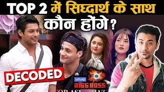 Bigg Boss 13  Who Will Be In TOP 2 With Sidharth Shukla  Asim Rashmi Shehnaz  BB 13 Video [upl. by Ellerud]