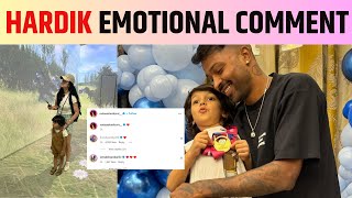 Hardik Pandya Got Emotional🥹Commented On Natashas Post🥰 [upl. by Dine]