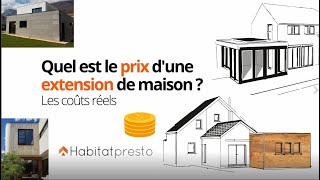 Quel est le prix dune extension de maison  Les coûts réels [upl. by Wernda]