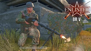 Enlisted German MG Gunners on DDay  Wehrmacht Tier V PS5 Gameplay [upl. by Enialed95]