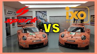 IXO vs SPARK Models Which ones the BEST Porsche 911 RSR in 118 scale [upl. by Akeemaj725]