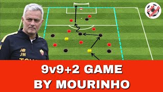 9v92 game by Jose Mourinho [upl. by Yentruocal]