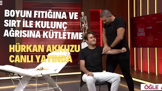 BOYUN FITIĞINA BAĞLI BOYUN VE SIRT AĞRISI İLE KULUNÇ KIRMA KAYROPRAKTİK KÜTLETME asmr [upl. by Giustina]