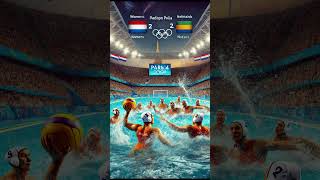 Exciting Water Polo Action at Paris 2024 Olympics  Team Highlights amp Predictions [upl. by Esilehs34]