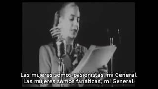 Evita Perón Discursos de Eva Duarte de Perón selección [upl. by Yatnuahc810]