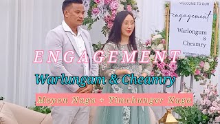 YIMCHUNGER NAGA  MOYON NAGA ENGAGEMENT Nagamese English Moyon mix 2 [upl. by Leirbag932]