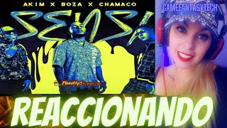 reaccion Akim X Boza X Chamaco  SENSI Official Music Video [upl. by Hedvah]