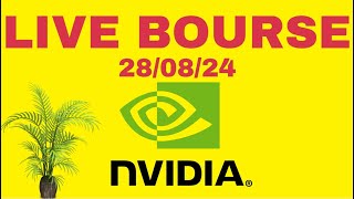 Live Bourse  Résultat de Nvidia q2 2025 [upl. by Lrub]